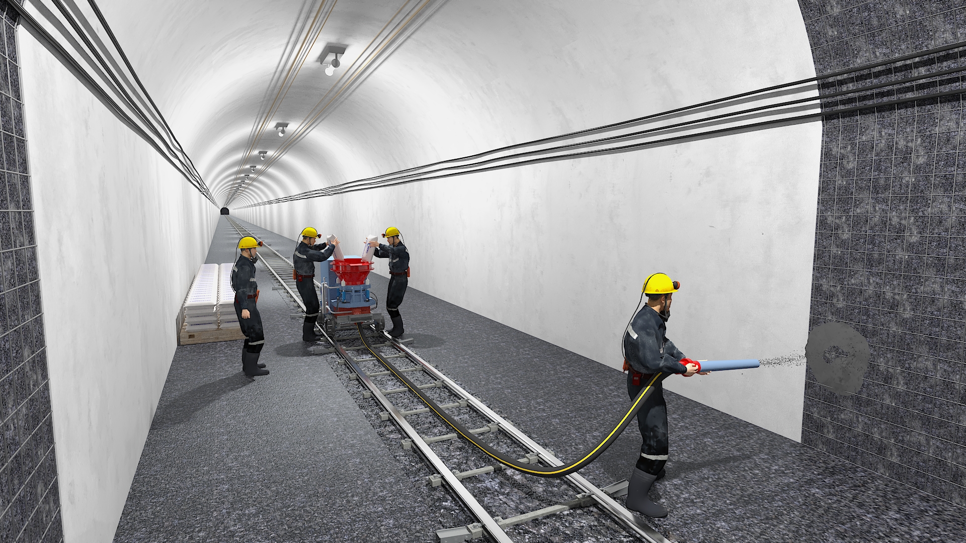 矿用速凝砂浆施工工艺